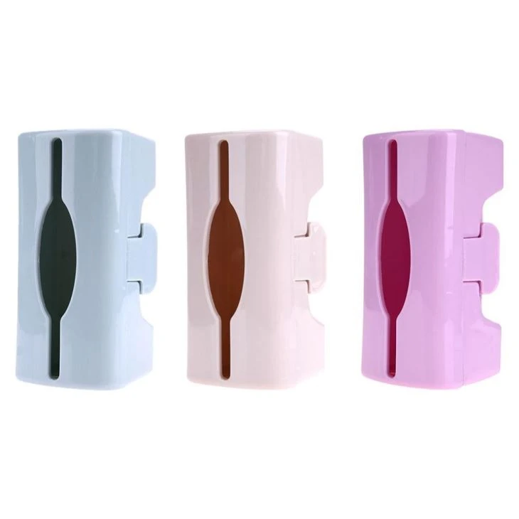 Plastic Tissue Bag Box Storage Home